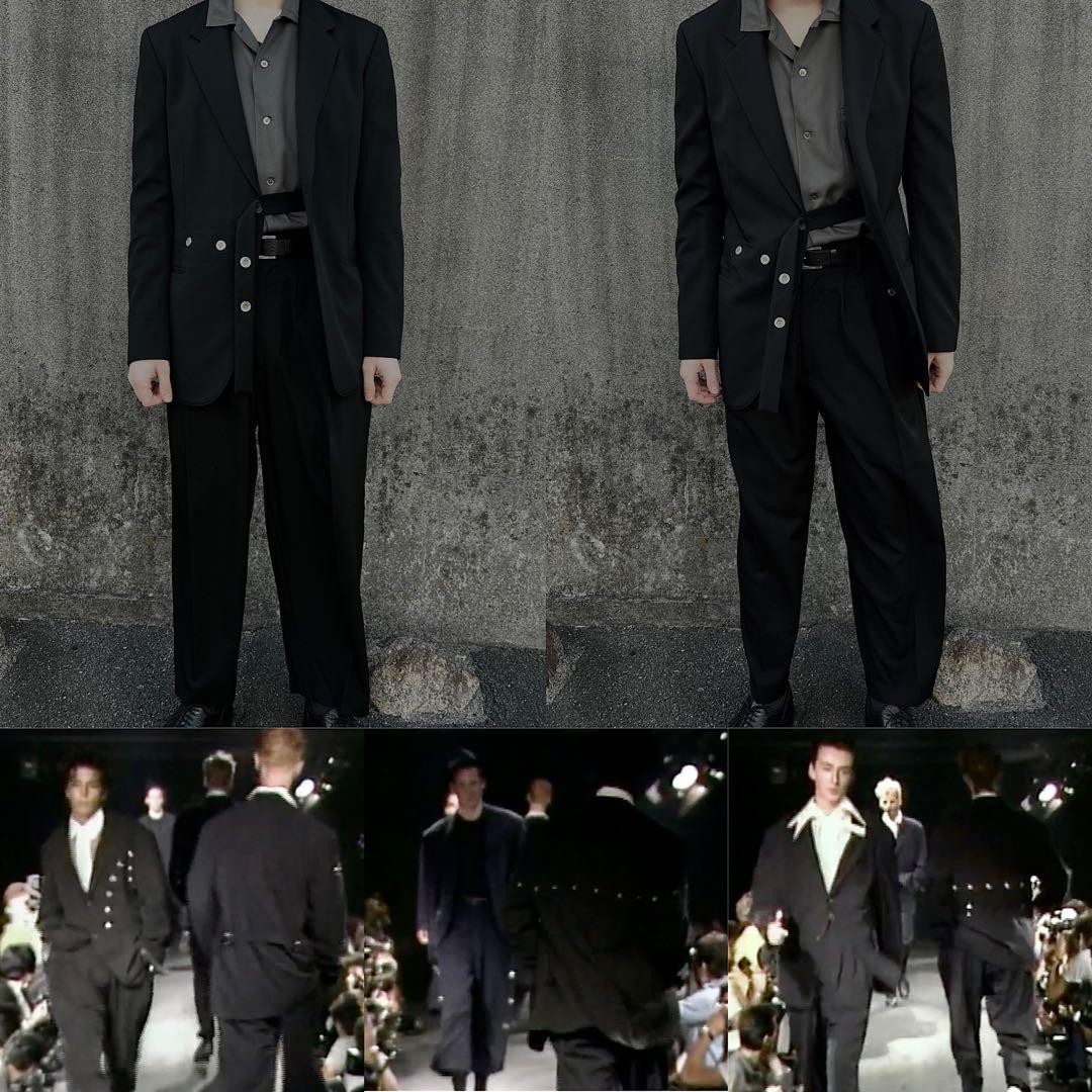 Yohji Yamamoto 1988 S/S Collection Replica Suit Set Up, | eBay Yohji Yamamoto 1988 S/S Collection Replica Suit Set Up, | eBay