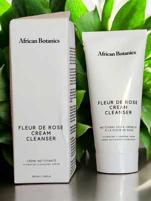 African Botanics Fleur De Rose Cream Cleanser 3.4 fl. oz New Sealed Box Wear 