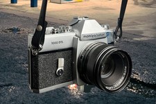 Mamiya/Sekor 1000 DTL Vintage Silver Black 35mm Film Camera with Auto Lens