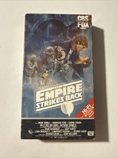 Star Wars The Empire Strikes Back VHS CBS FOX Video Red Label Hi-Fi OOP 1984