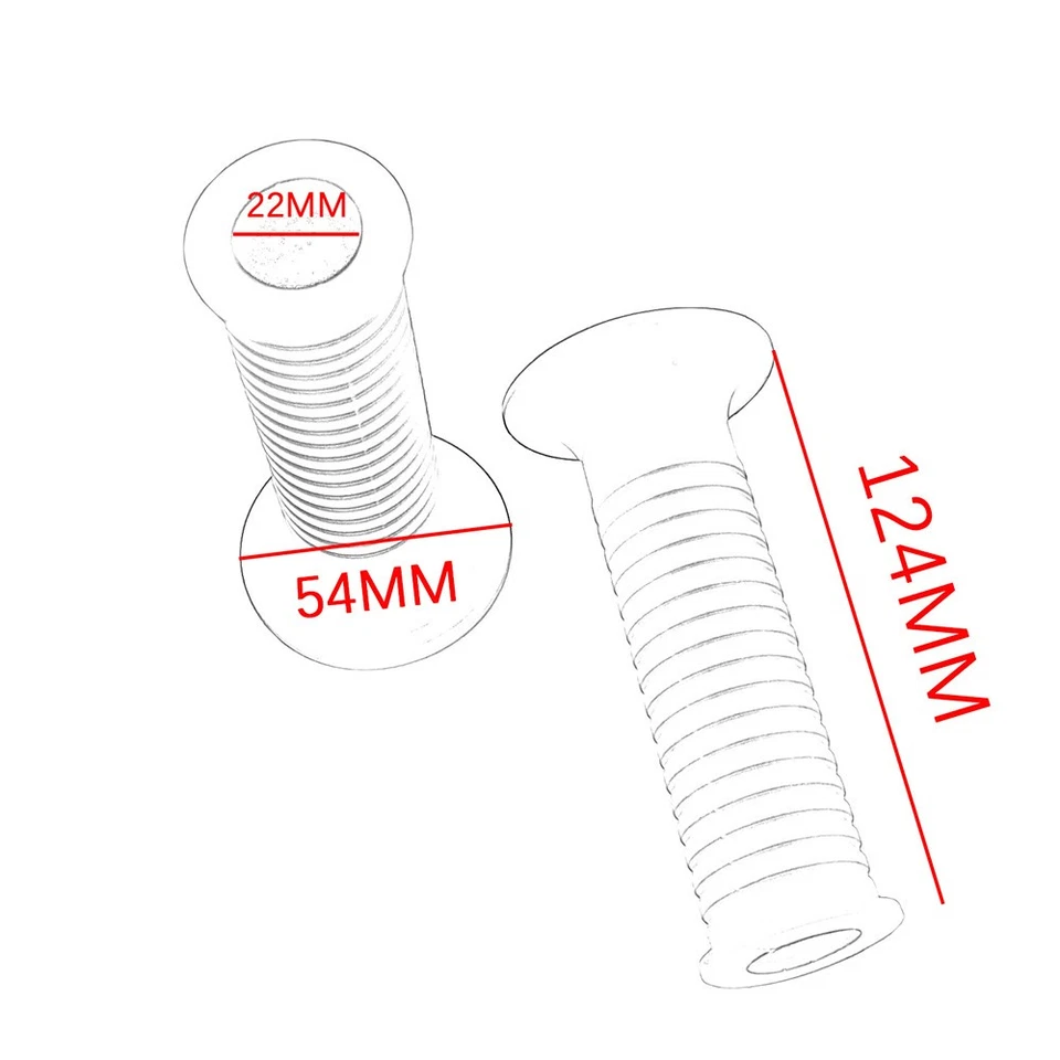 Manillar de goma negro de 7/8 pulgadas para BMW R1100 F650 R1150 F650 Foto 3 de 4