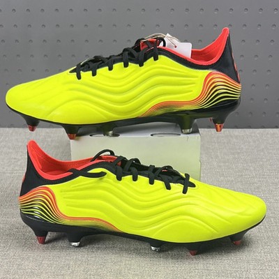 Adidas Copa Sense.1 SG Men's Size 9.5 Game Data Pack Yellow Soccer Cleats GY8935
