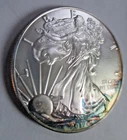 2017 American silver eagle coin 1oz .999 Fine Some Toning