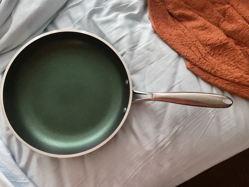 10.5 Inch Granite stone Skillet Nonstick Green Finish Used Only Once