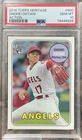 2018 Topps Heritage Action SHOHEI OHTANI Rookie RC PSA 10 GEM MINT
