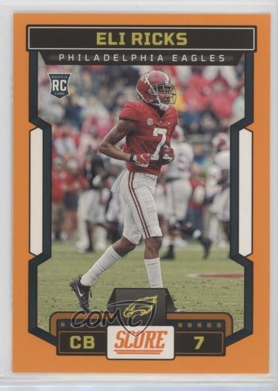2023 Score Rookies Orange Eli Ricks #390 Rookie RC 14lc