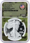 2025 W $1 Silver Eagle 250th Anniv U.S. Army Privy NGC PF69 UCAM ER Camo Core
