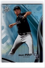 2017 Bowman Platinum Top Prospects Riley Pint Colorado Rockies #TP-RP