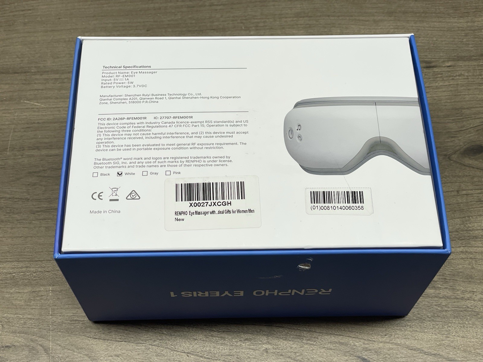 RENPHO Eyeris 1 Eye Massager with Heat - Improve Sleeping Quality - Eye Recover