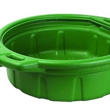 4 Gallon, Green Antifreeze Drain Pan - with Spout Cap, Durable HDPE 1 - Pack