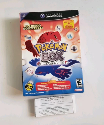 Nintendo Gamecube Pokemon Box Ruby & Sapphire (BIG BOX ONLY, NO GAME) - Read 