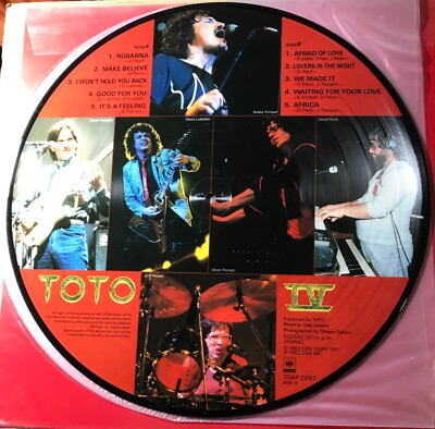 PICTURE VINYL / TOTO IV / JAPAN | eBay