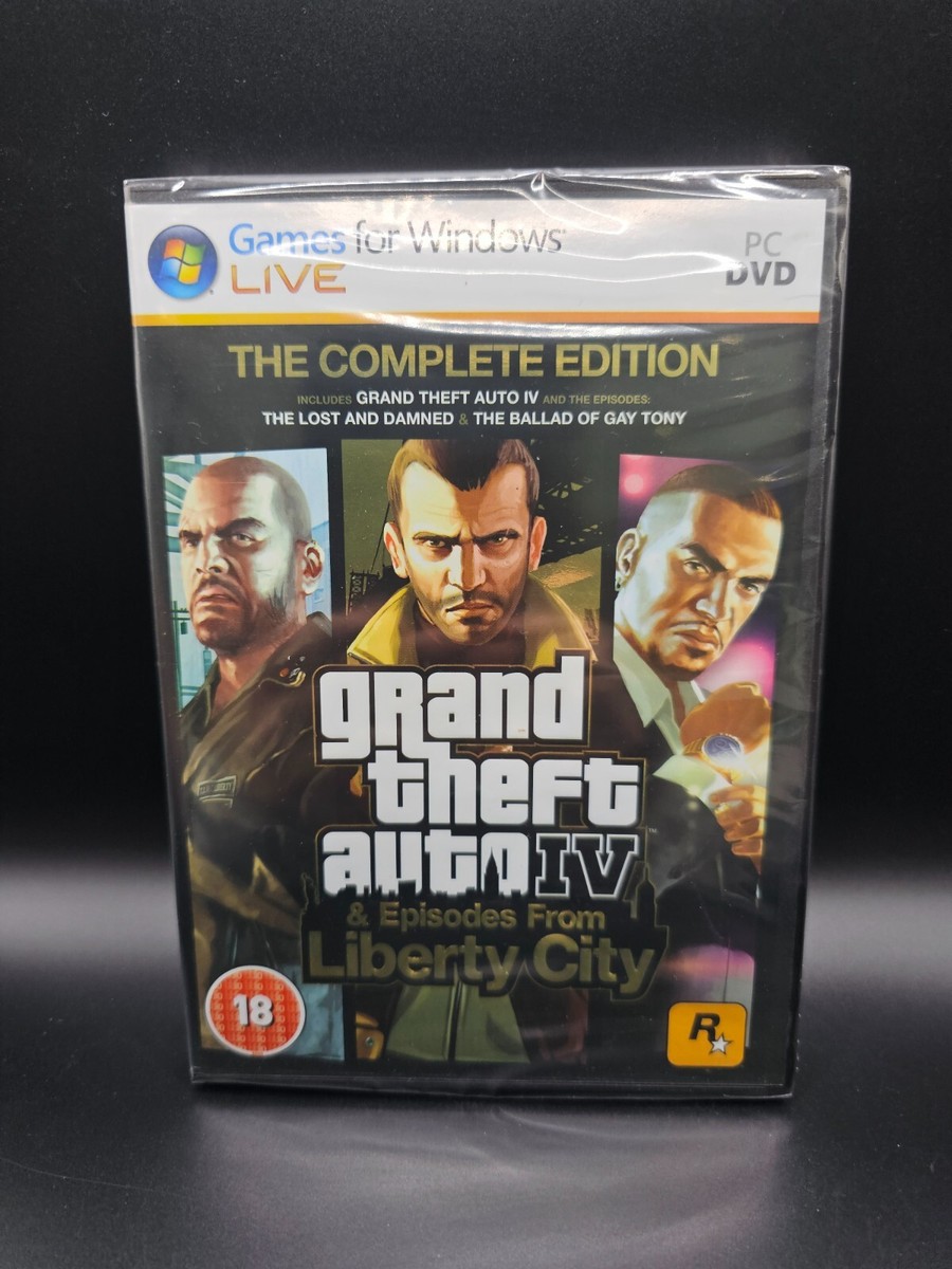 グランド・セフト・オートIV コンプリートエディション Grand Theft Auto IV Complete Edition PC NEW Sealed UK