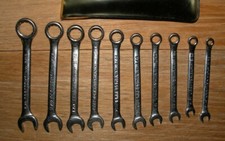 VINTAGE CRAFTSMAN 10 PIECE COMBINATION IGNITION WRENCH SET -V-