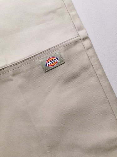 Pantalones DICKIES Para Hombres UK 30R Sarga Trabajo Calce Suelto Pierna Recta NUEVO Caqui Fácil Cuidado - Imagen 8 de 20