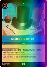 Lorcana Scrooge's Top Hat (166/228) Into the Inklands LP FOIL