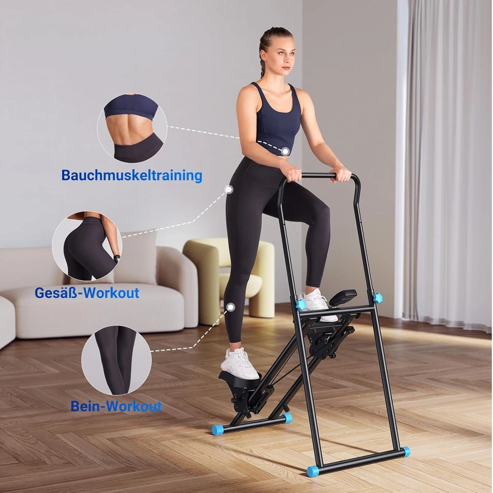 MERACH kompakt Treppenstepper vertikale Klettermaschine für Ganzkörpertraining - Bild 2 von 4