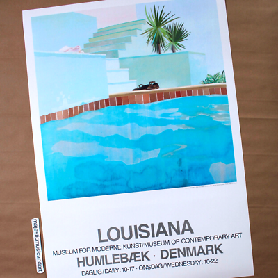 DAVID HOCKNEY POOL 2015 EXHIBITION LITHOGRAPH POSTER | eBay