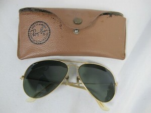 vintage bausch and lomb aviator sunglasses