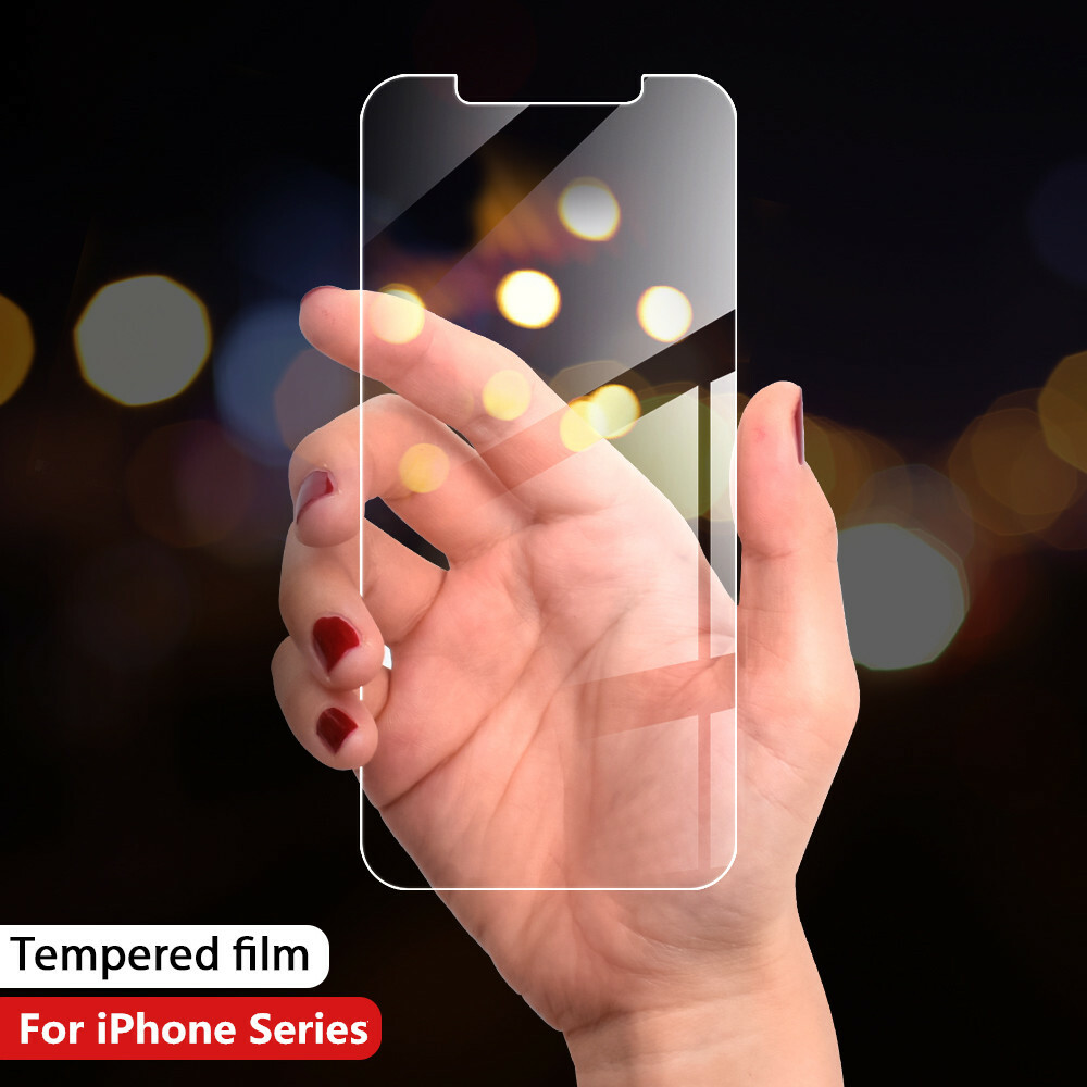 5X For iPhone 14 SE 7 8 13 11 Pro 12 X XR XS Tempered Glass 9H Screen Protector