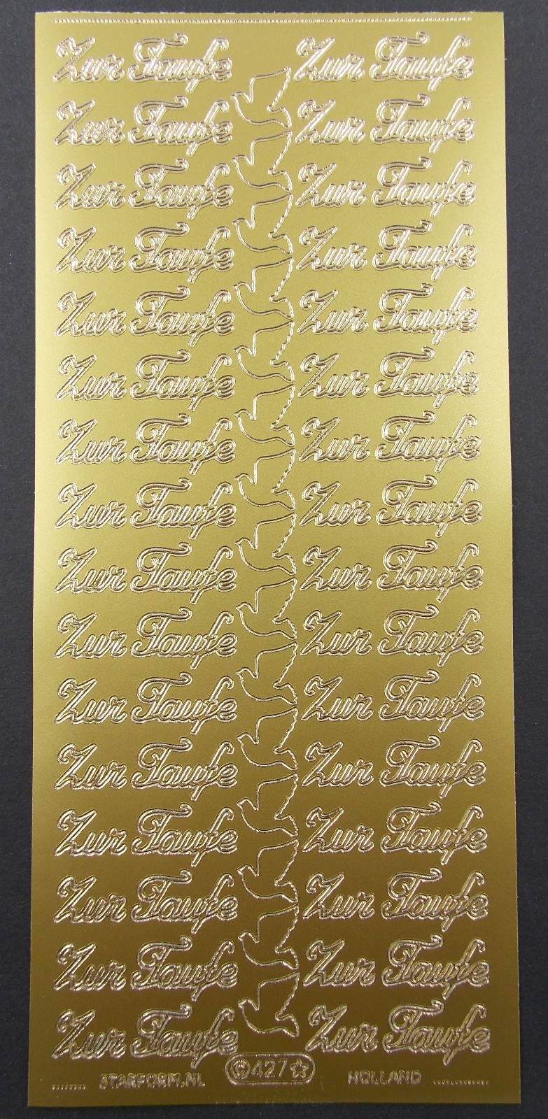 Sticker verschiedene Texte in gold zur Auswahl (Herzlichen Glückwunsch etc.)