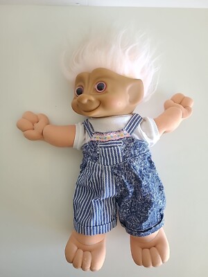 VTG 90s Ace Treasure Troll WishStone Belly Button 12