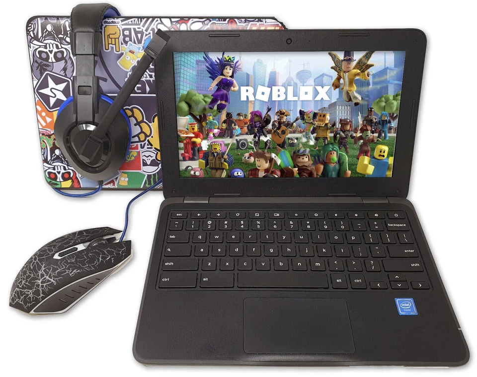 Kids Gaming Chromebook touchscreen laptop HD 4GB 16GB HDMI Google Play store - Image 2 of 4