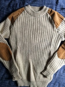 elbow patch mens sweater