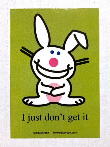 You Pick! HAPPY BUNNY Sticker / Decal, vending machine type NEW Series 1 & 4 - Picture 4 of 19