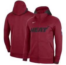 New Miami Heat Nike Authentic Showtime Performance Full-Zip Hoodie Men's NBA NWT