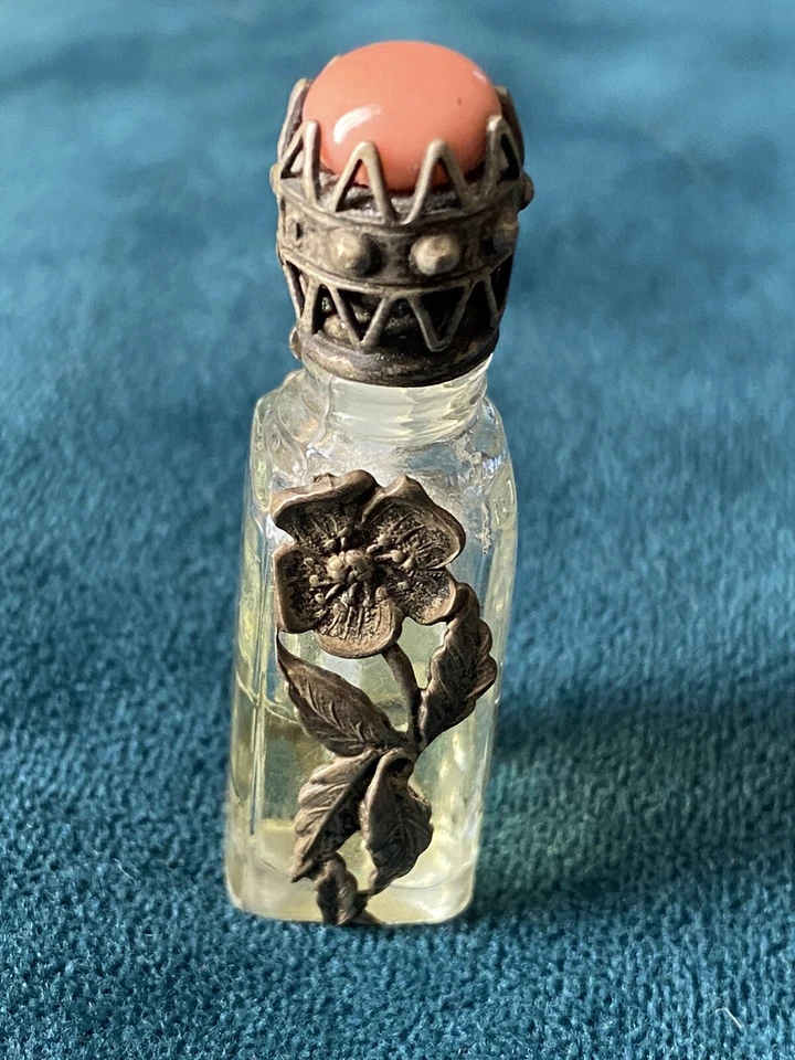 Lot  anciens Flacons à sel,parfum, miniatures art nouveau .. - Photo 2/4