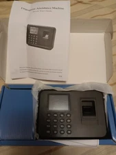 2.4" LCD Fingerprint Scanner Employee Attendance Machine Employee Time Clock