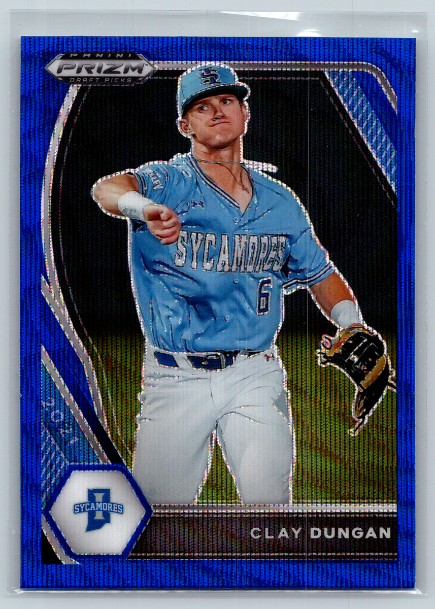 Clay Dungan 2021 Panini Prizm Draft Blue Wave Prizm #PDP209