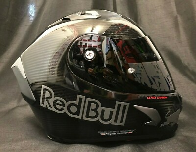 X-lite X803 Carbonio Lucido 2022 Red Bull Adesivi Gratis Dark Visiera Moto  Casco | eBay