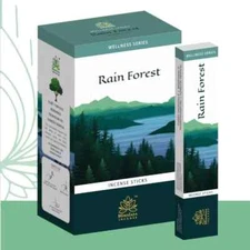 Himalaya Rain Forest Premium Agarbatti Incense Stick Home Puja Fragrances 12 Pcs