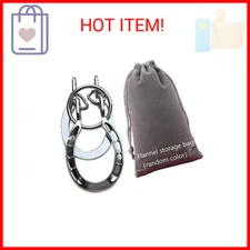 SHUYUE Classical Metal Horseshoe Puzzle Traditional Brain Teaser Puzzles Jigsaw 