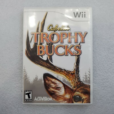 Cabela's Trophy Bucks (Nintendo Wii) - Tested Works Fast Shipping 
