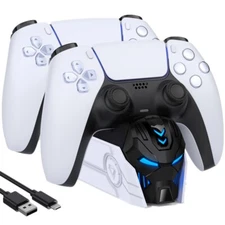 PS5 Controller Charger ,Dual Fast Charging Station for PlayStation5 DualSense US
