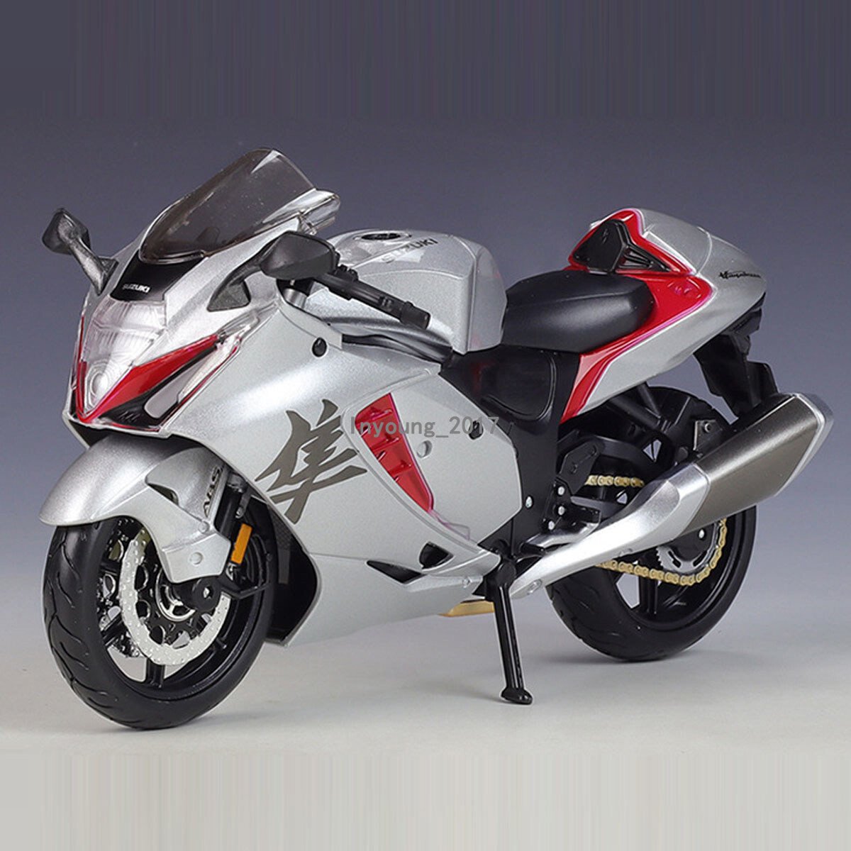 1:12 2022 Suzuki Hayabusa Motorcycle Model Diecast Toy Motorcycle