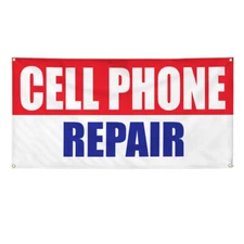 Vinyl Banner Multiple Sizes Cell Phone Repair Promotion Business Retail Outdoor