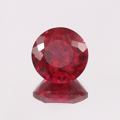 AAA Natural Flawless Mozambique Blood Red Ruby Loose Round Gemstone Cut 6x6 MM