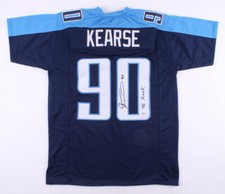 Jevon Kearse Signed Tennessee Titans Jersey Inscribed 