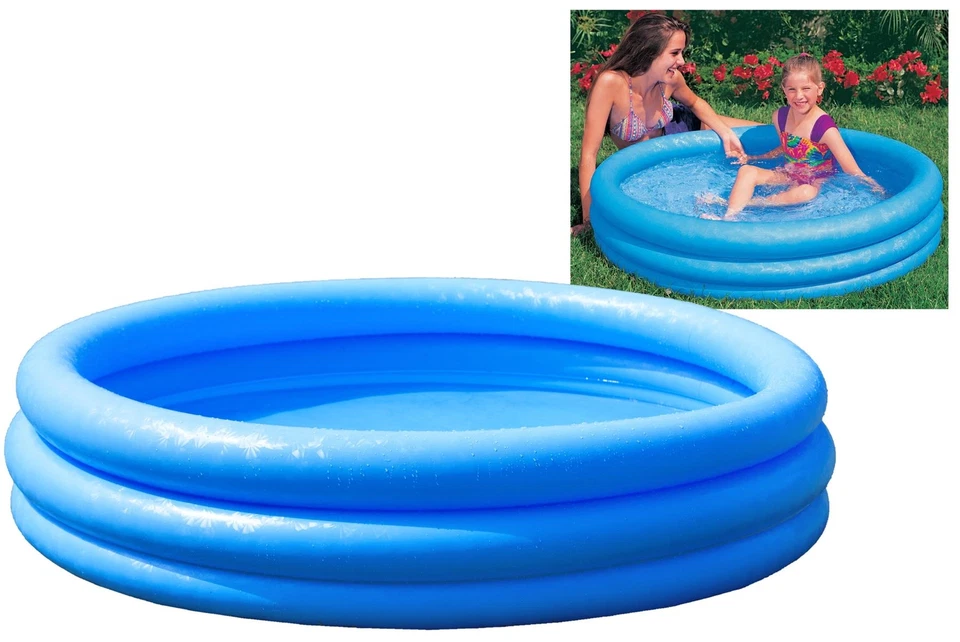 INFLATABLE PADDLING SPLASH POOL CHILDREN KIDS TODDLER INFANT GARDEN SWIMMING - Image 2 of 2