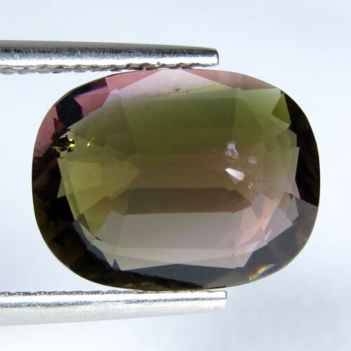 5.00Cts WONDERFUL OVAL SHAPE NATURAL BI-COLOR TOURMALINE LOOSE GEMSTONE - Picture 2 of 3