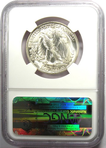 1941-S Walking Liberty Half Dollar 50C - NGC MS66+ Plus Grade - $2,650 Value! - Picture 3 of 4