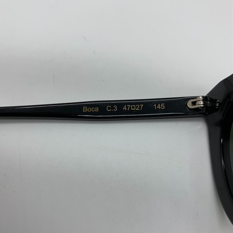 ILLESTEVA BOCA BLACK MATTE SUNGLASSES w/Blue Mirror Lenses  display picture 2