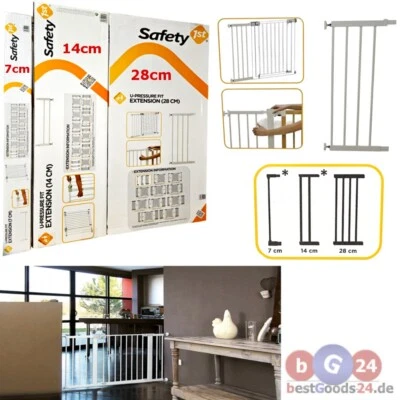 Türschutzgitter Safety 1st Treppen Baby Hunde ohne Bohren 7/14/28 cm verstellbar