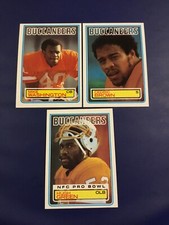 1983 Topps #175 #179 #183 WASHINGTON, BROWN, HUGH GREEN Lot 3 Buccaneers  
