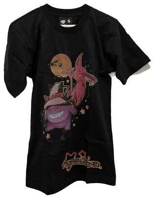 UNUSED Noralache Pokemon T Shirt Black Size Small Moon Bats | eBay
