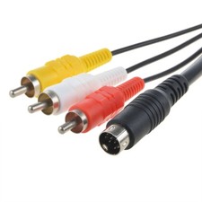 A/V Cable Cord Sega Genesis 2 3 AV Audio Video 6FT. 9-pin MK-1631 Mains